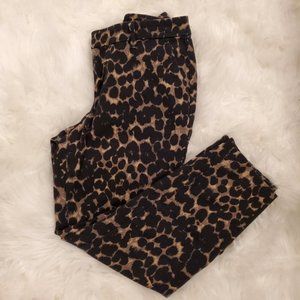 Cheetah Print Capri Pants